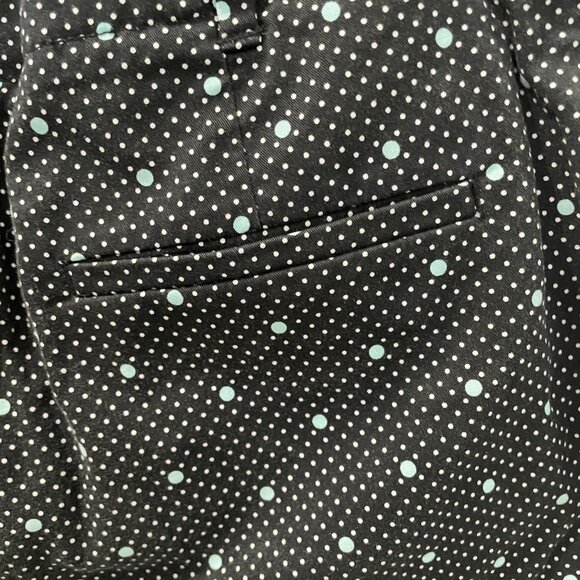 Talbots Shorts, Size 6, Black with polka dots 98% cotton - Picture 5 of 7